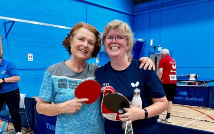 ATSE Spielerin Andrea Haffner-Peichl bei den Scottish Parkinson`s International Open